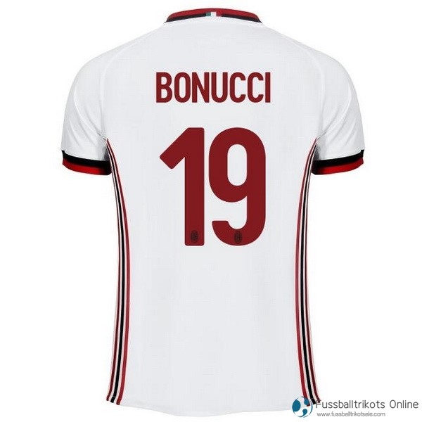 AC Milan Trikot Auswarts Bonucci 2017-18 Fussballtrikots Günstig